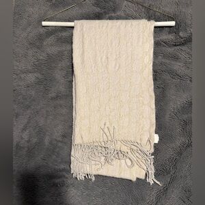 Off white wool scarf